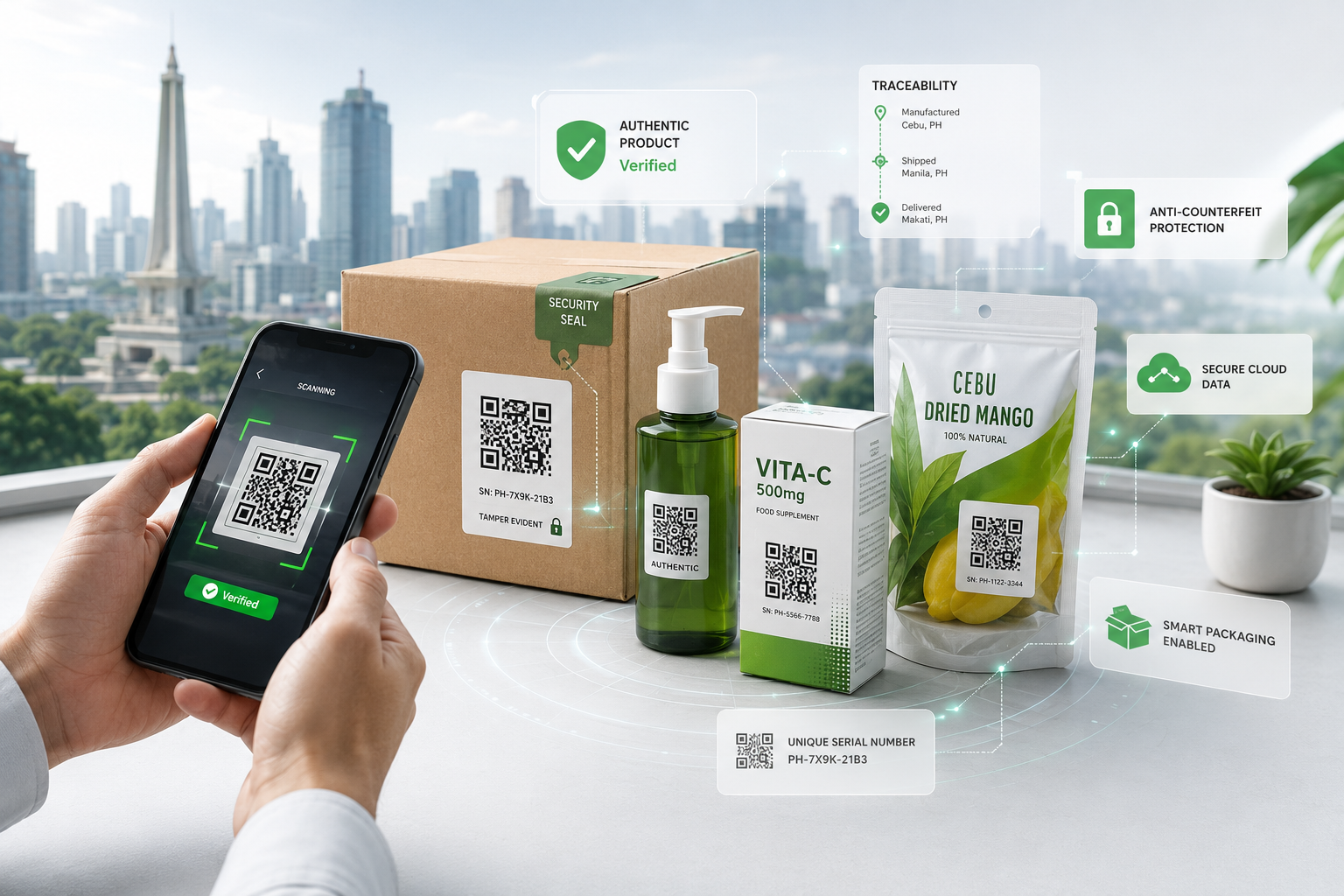 QR Code Label Printing In The Philippines: A Guide To Smart Packaging And Product Security